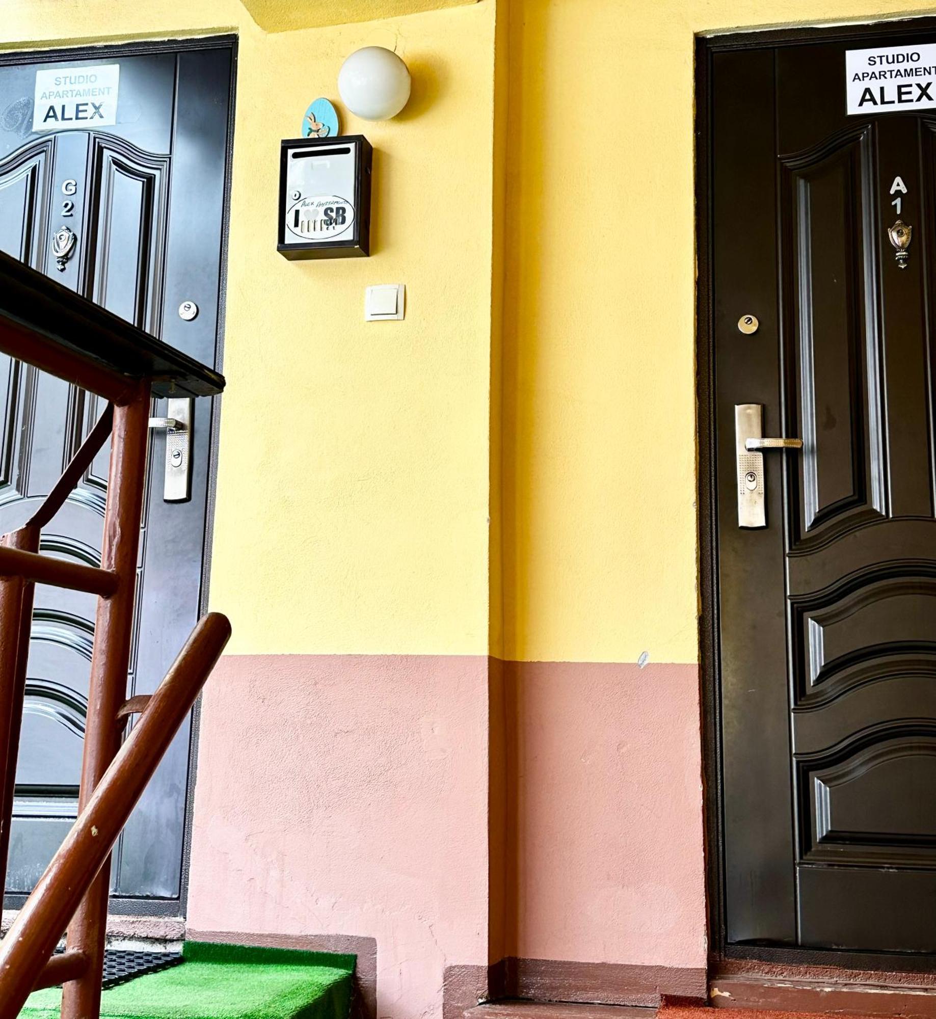 Ferienwohnung Studio Apartament Alex Hermannstadt Exterior foto
